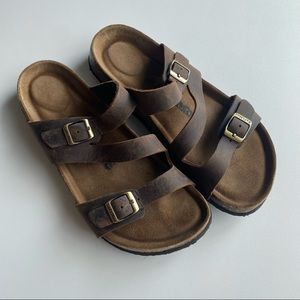 SoftMoc Memory Foam Leather Sandals Size 9